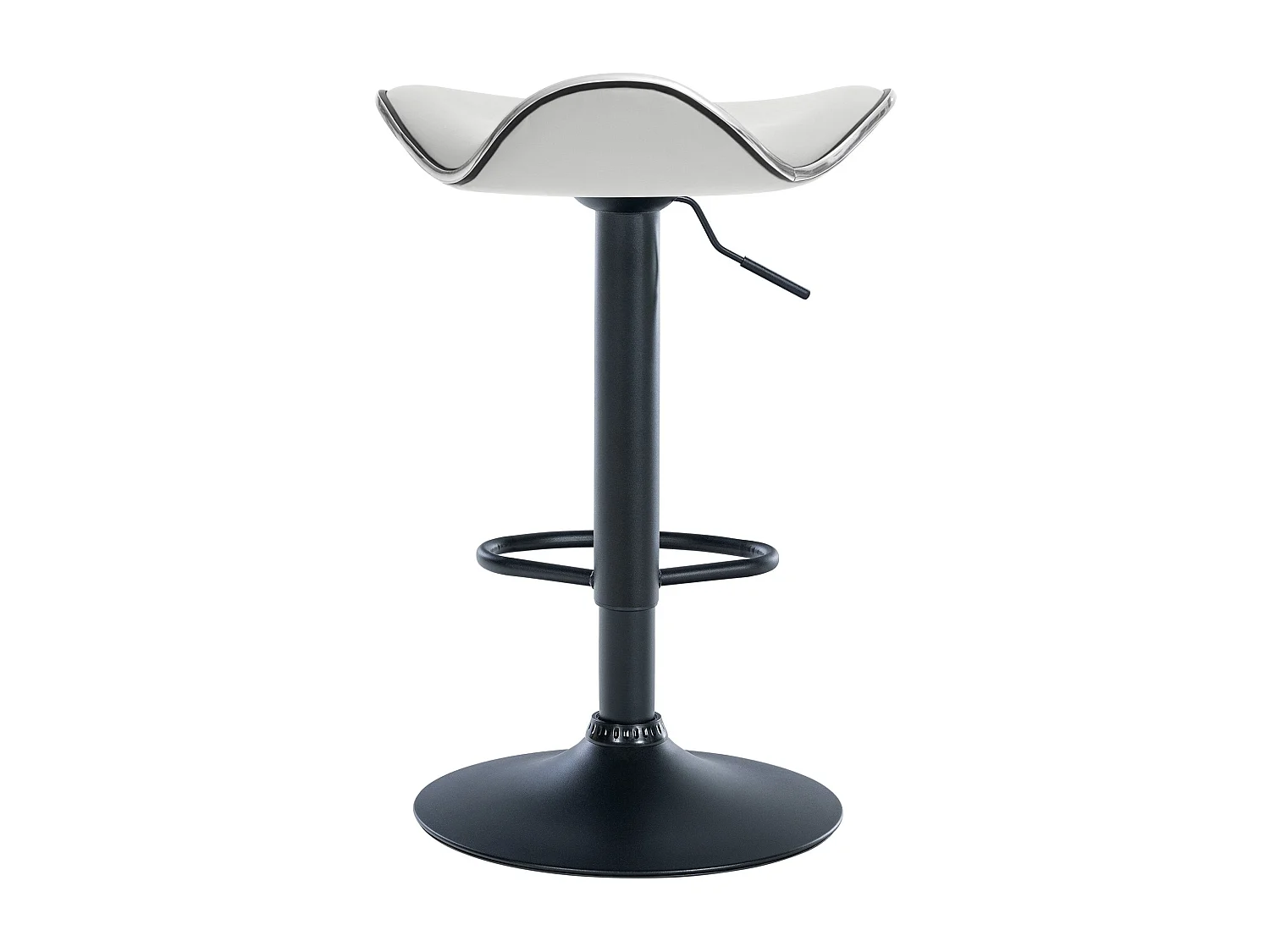 Tabouret de bar x1 métal blanche 45 x 45 x 71 cm 10_0005384