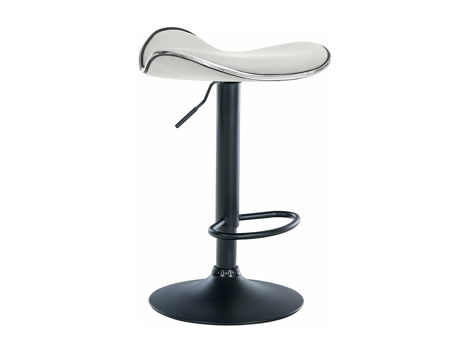 Tabouret de bar x1 métal blanche 45 x 45 x 71 cm 10_0005384