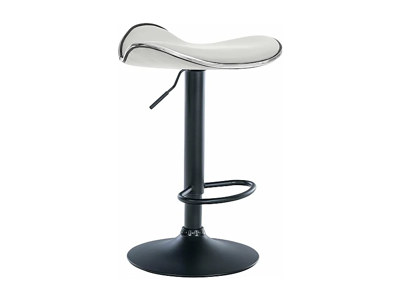 Tabouret de bar x1 métal blanche 45 x 45 x 71 cm 10_0005384