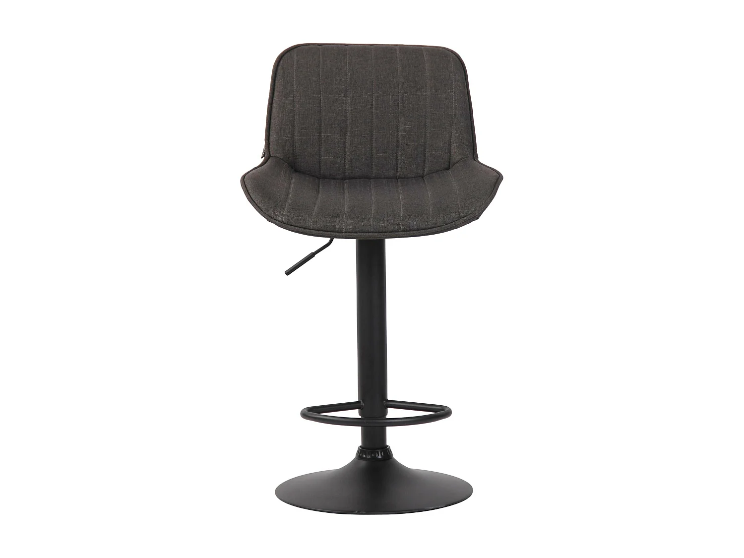 Lot de 2 tabourets métal grise 50 x 50 x 86 cm 10_0004288