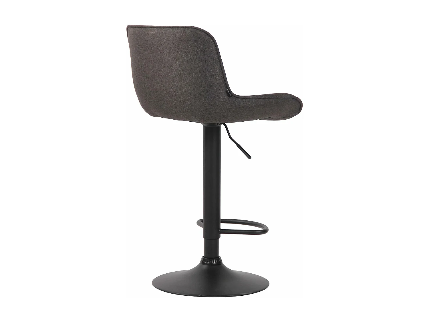 Lot de 2 tabourets métal grise 50 x 50 x 86 cm 10_0004288