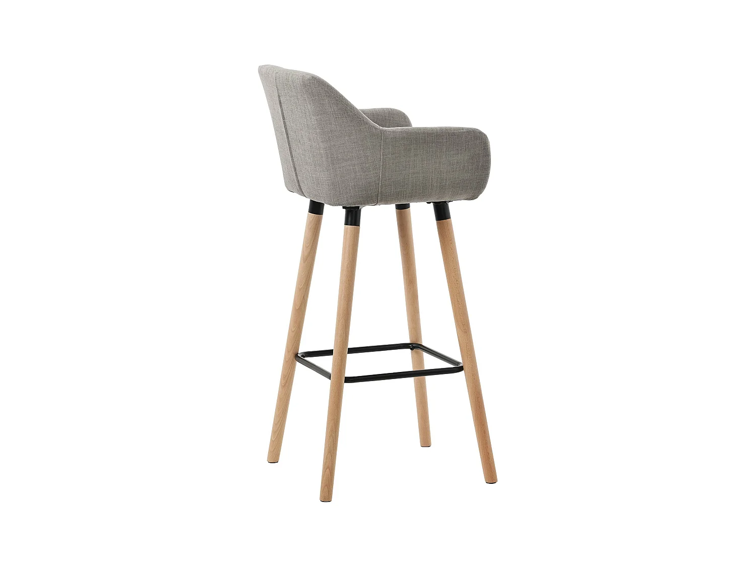 Lot de 2 tabourets métal marron 51 x 50 x 101 cm 10_0004174