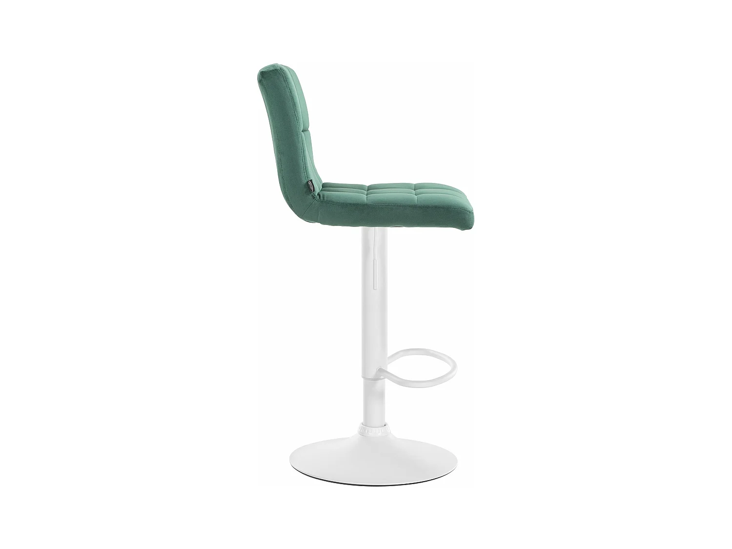Tabouret de bar chaise métal blanche 46 x 47 x 94 cm 10_0005339