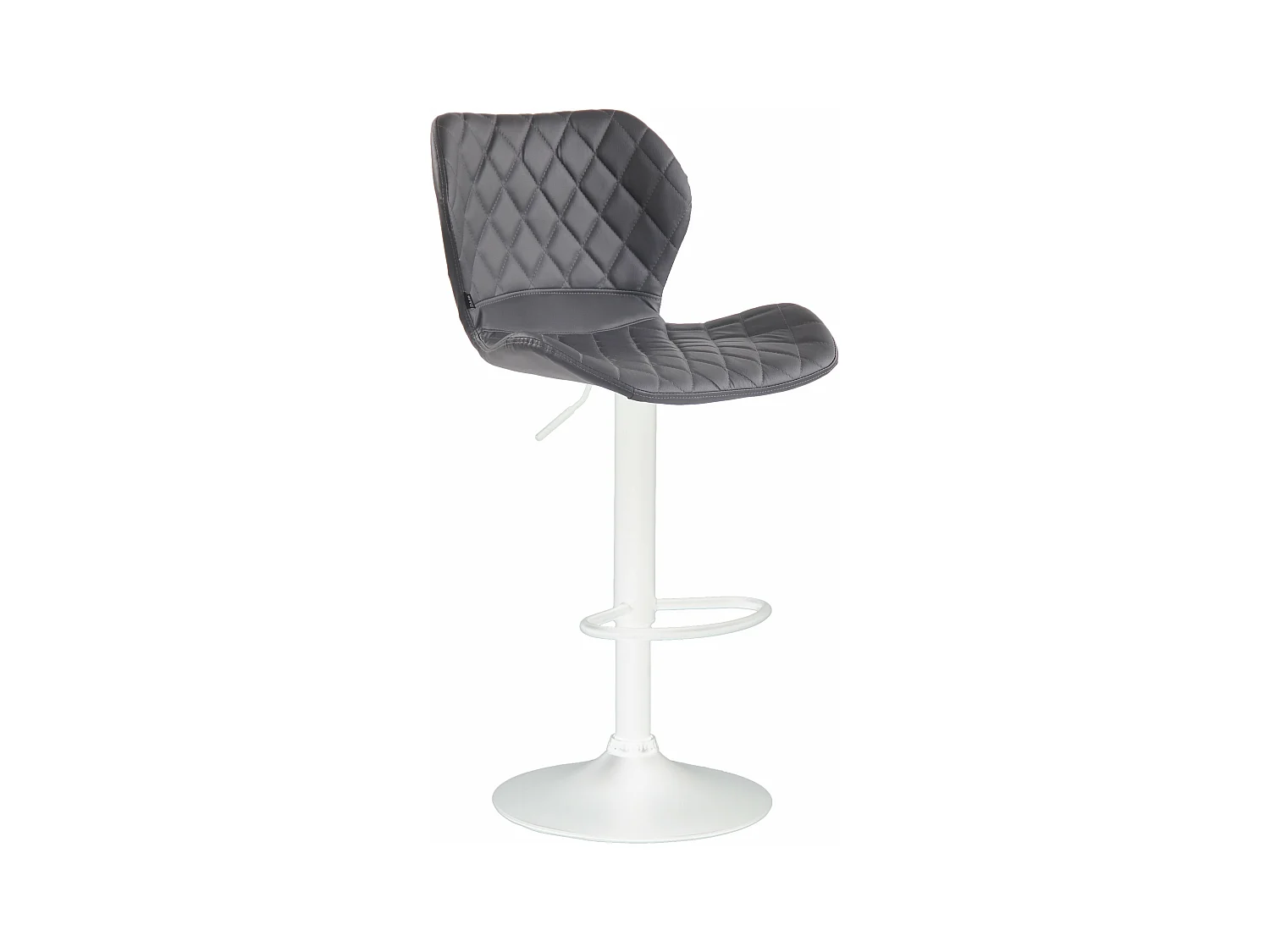 Tabouret de bar x1 métal blanche 47 x 51 x 88 cm 10_0004652