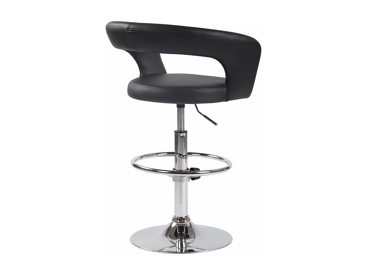 Tabouret de bar x1 métal argentée 58 x 47 x 82 cm 10_0004988