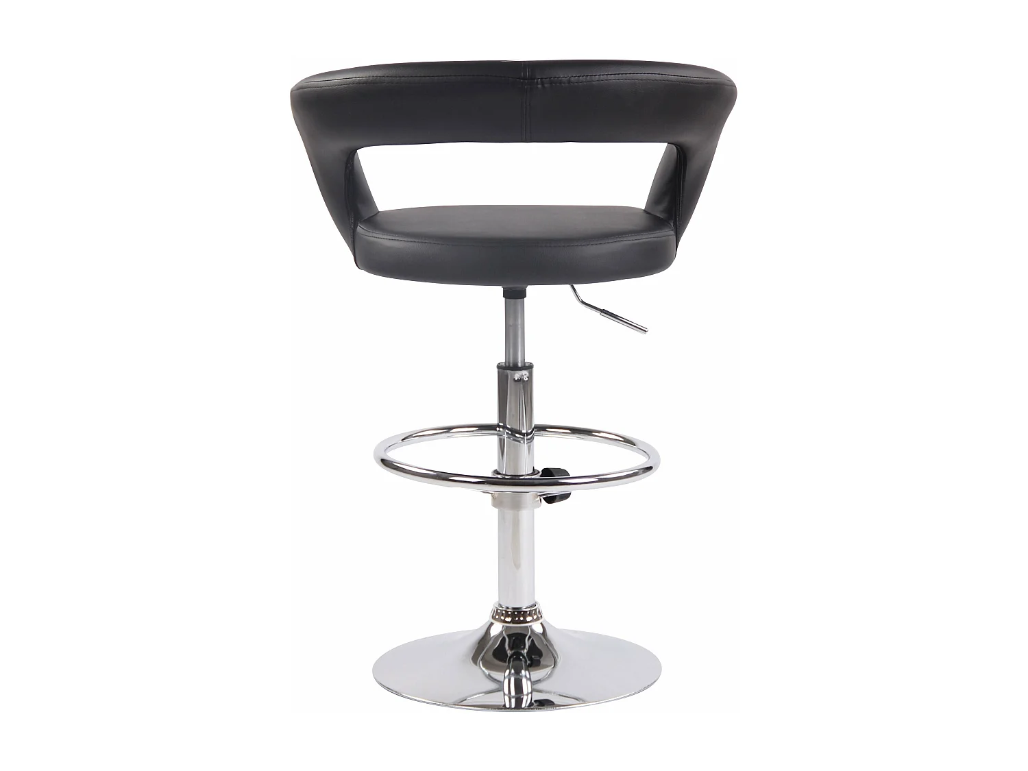 Tabouret de bar x1 métal argentée 58 x 47 x 82 cm 10_0004988