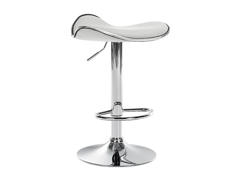 Tabouret de bar x1 métal blanche 45 x 45 x 71 cm 10_0005377