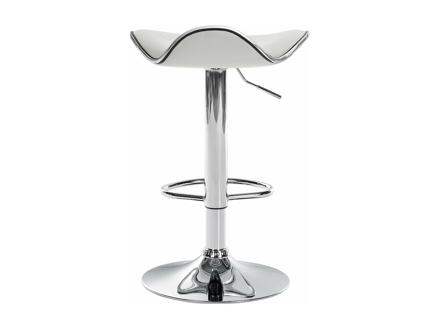 Tabouret de bar x1 métal blanche 45 x 45 x 71 cm 10_0005377