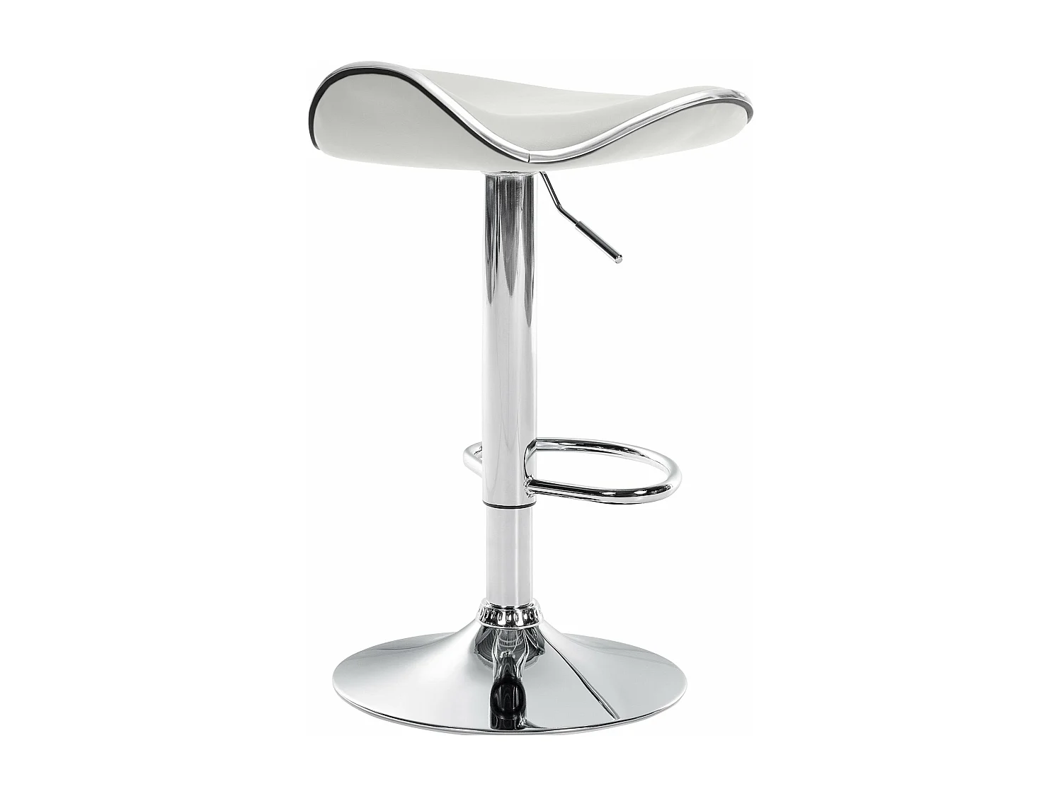 Tabouret de bar x1 métal blanche 45 x 45 x 71 cm 10_0005377