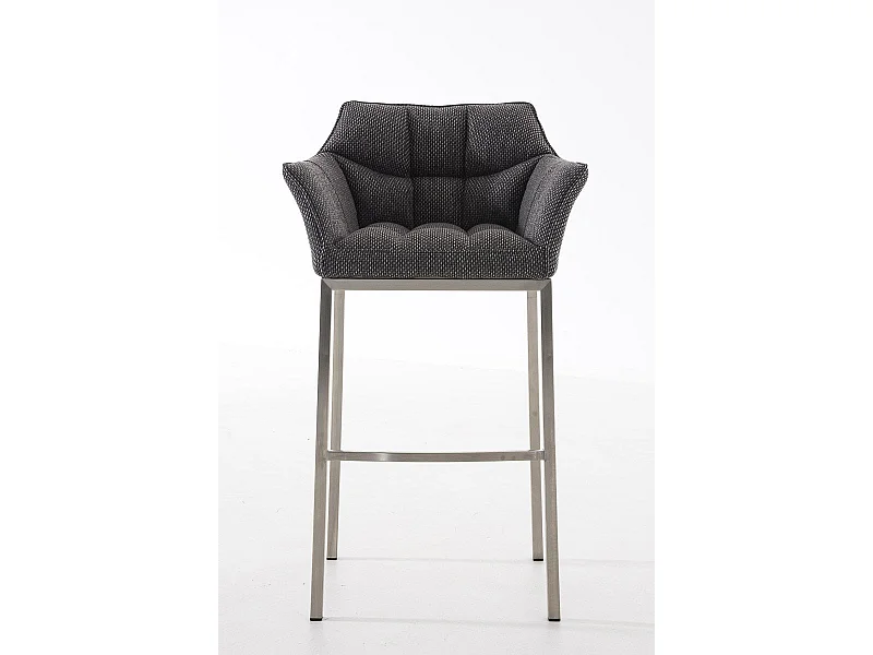 Tabouret de bar chaise argenté 64 x 48 x 110 cm 10_0004726