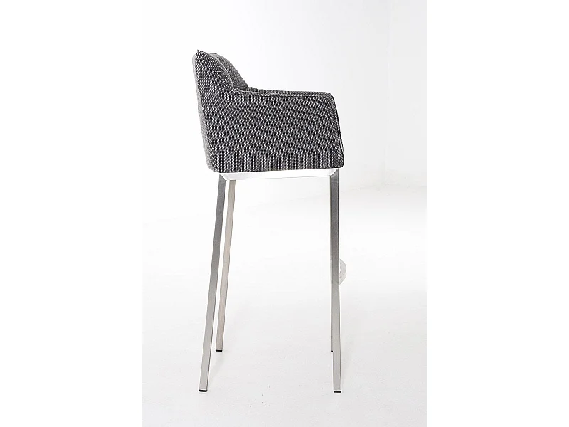 Tabouret de bar chaise argenté 64 x 48 x 110 cm 10_0004726