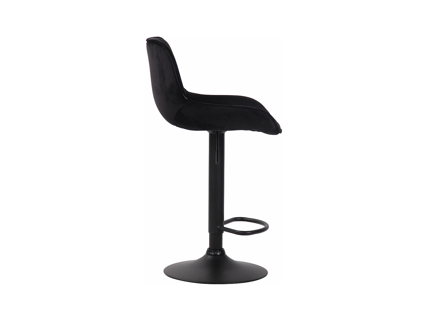 Tabouret de bar chaise métal argentée 50 x 50 x 86 cm 10_0005114