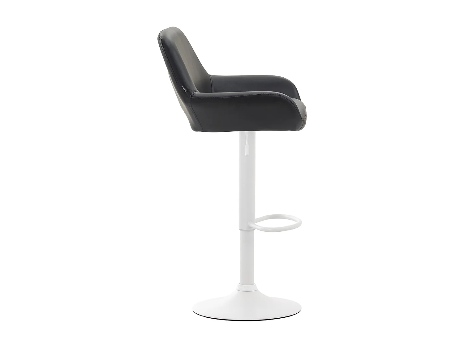 Lot de 2 tabourets métal blanche 51 x 52 x 89 cm 10_0004028