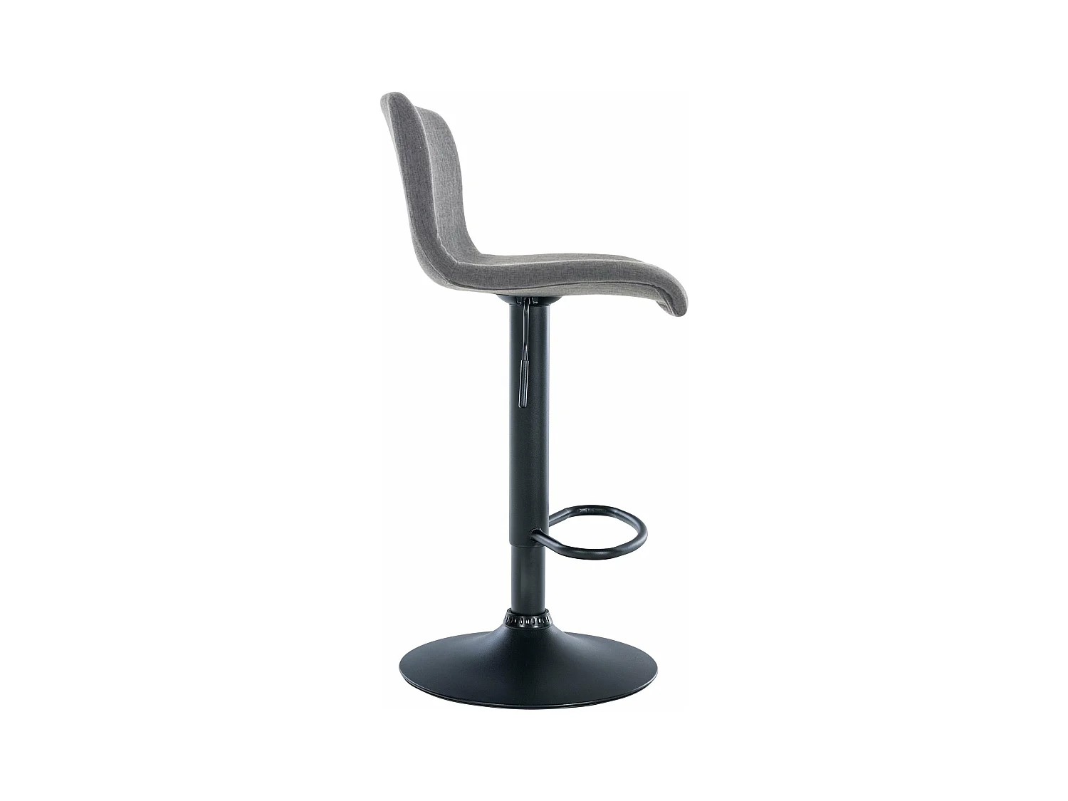 Tabouret de bar x1 métal grise 39 x 36 x 84 cm 10_0004962