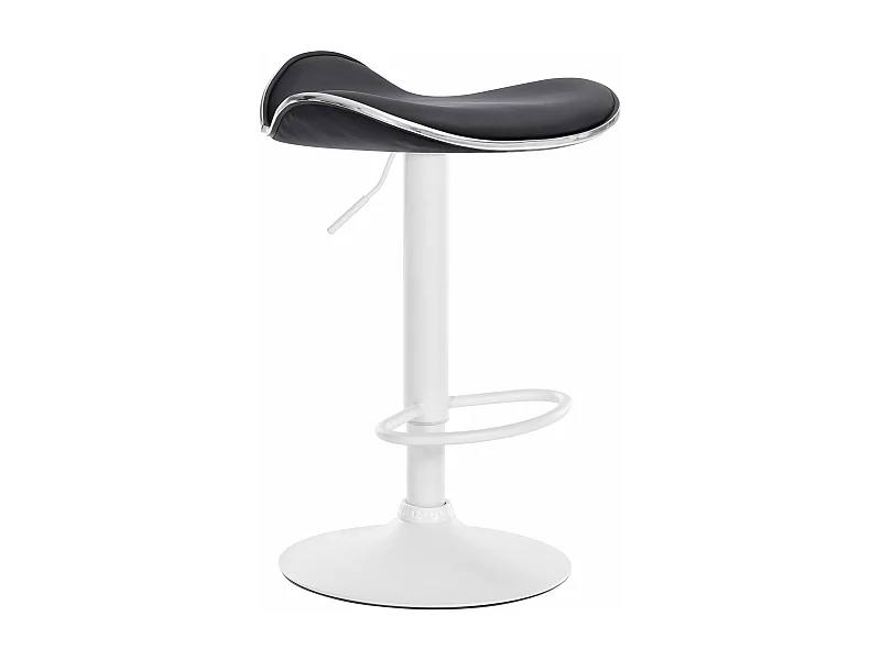 Tabouret de bar x1 métal blanche 45 x 45 x 71 cm 10_0005386