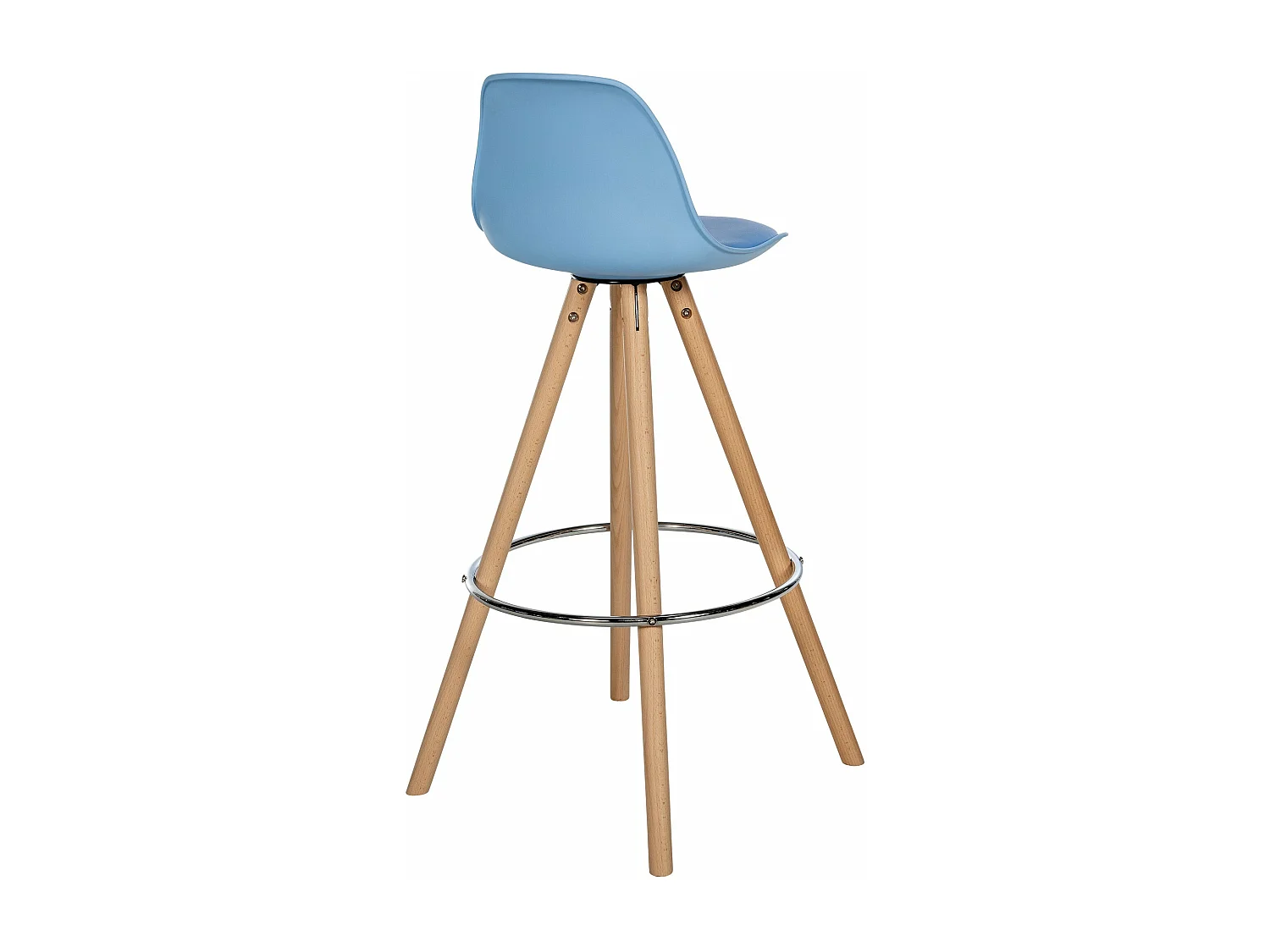 Tabouret de bar chaise bois bleue 38 x 44 x 99 cm 10_0004623