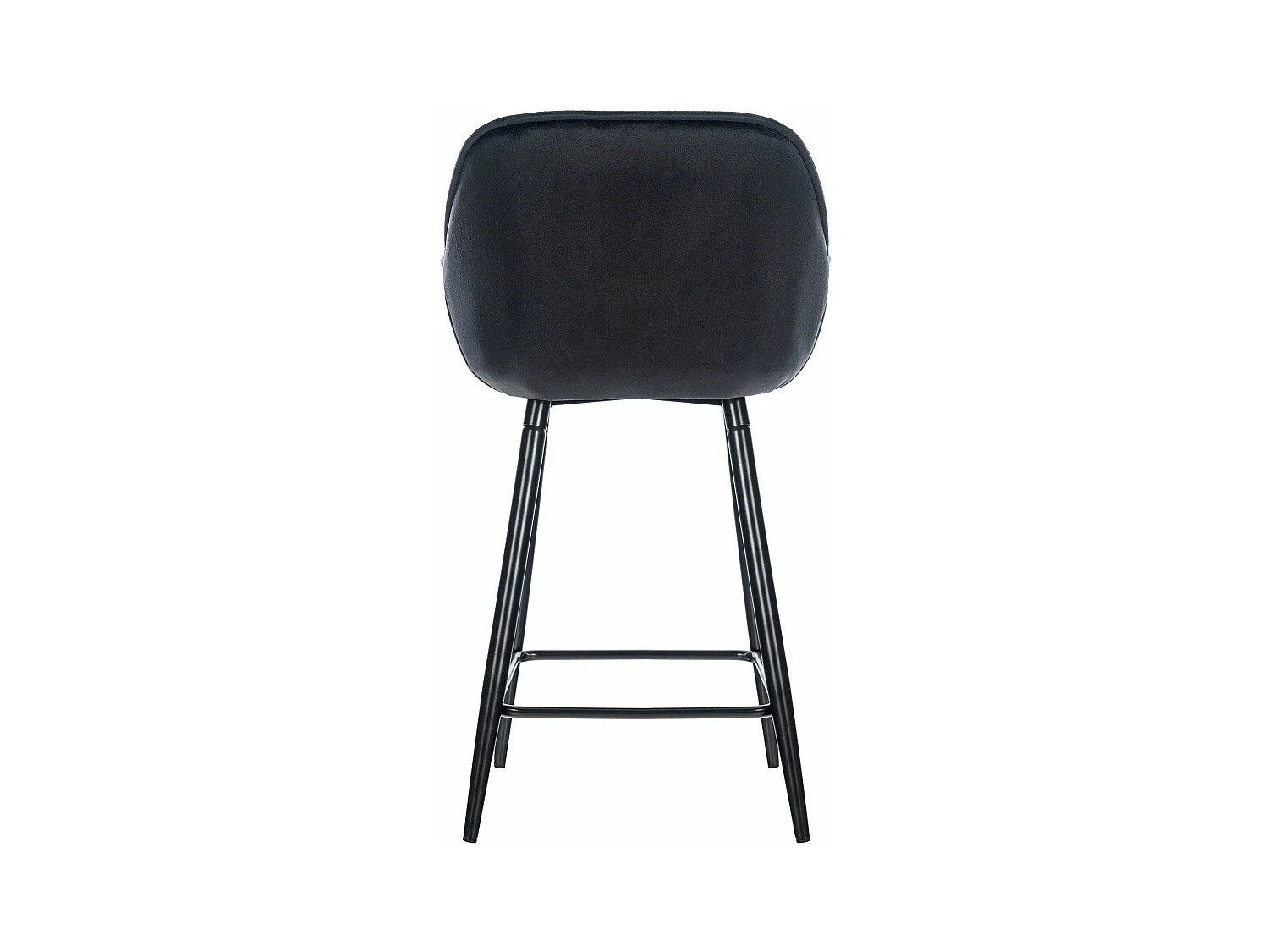 Lot de 2 tabourets métal argentée 54 x 57.5 x 93.5 cm 10_0004162