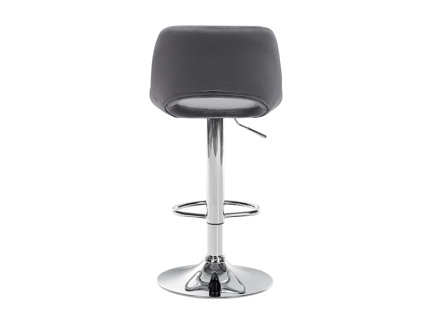 Tabourets de bar chaises métal grise 42 x 46 x 86 cm 10_0004077