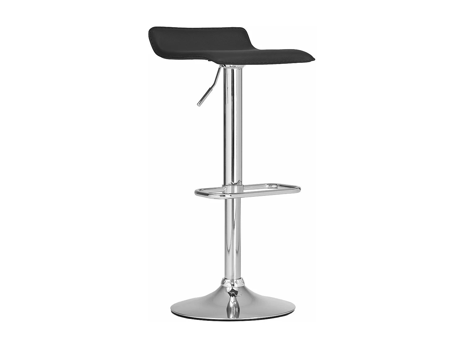 Tabouret de bar x1 métal argentée 38 x 41 x 65 cm 10_0004797