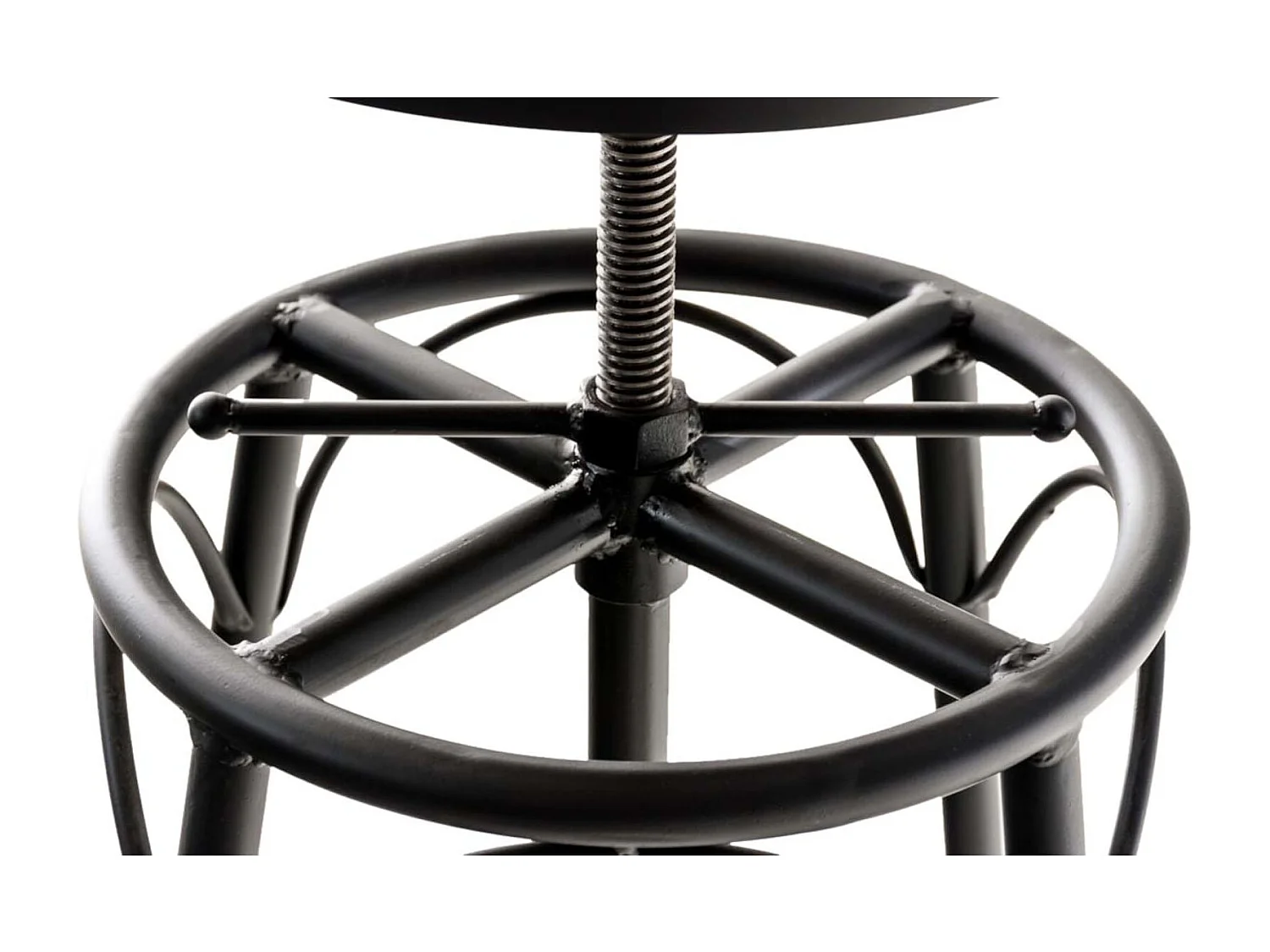 Lot de 2 tabourets métal marron 42 x 42 x 70 cm 10_0004019