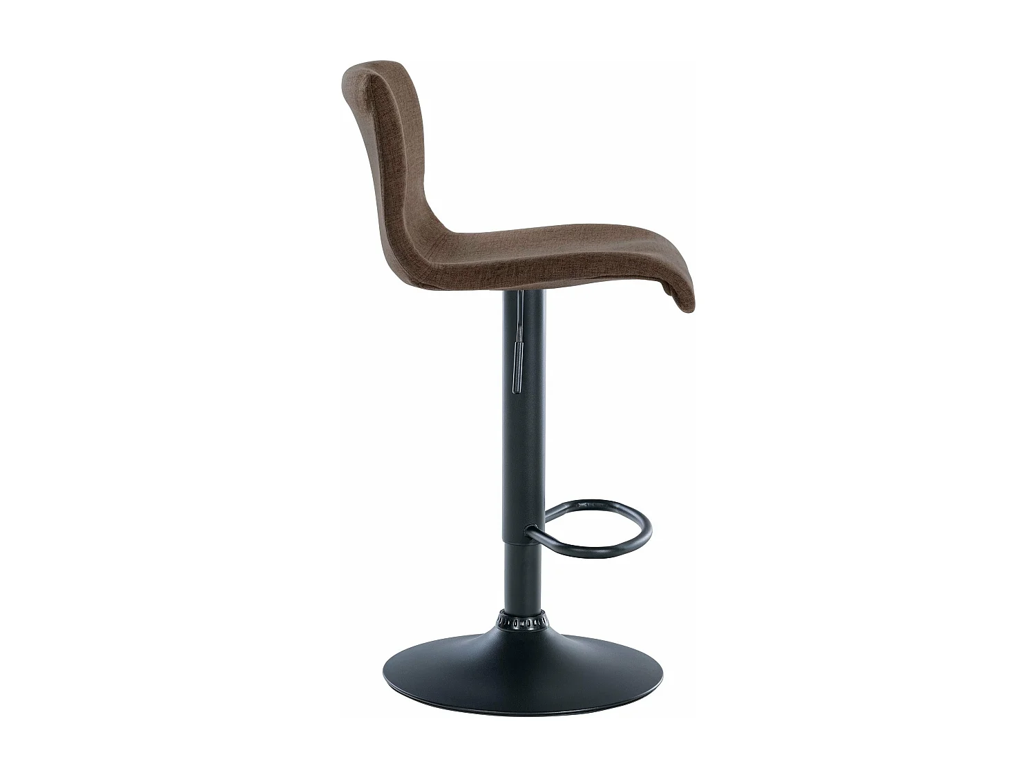 Lot de 2 tabourets métal marron 39 x 36 x 84 cm 10_0004050