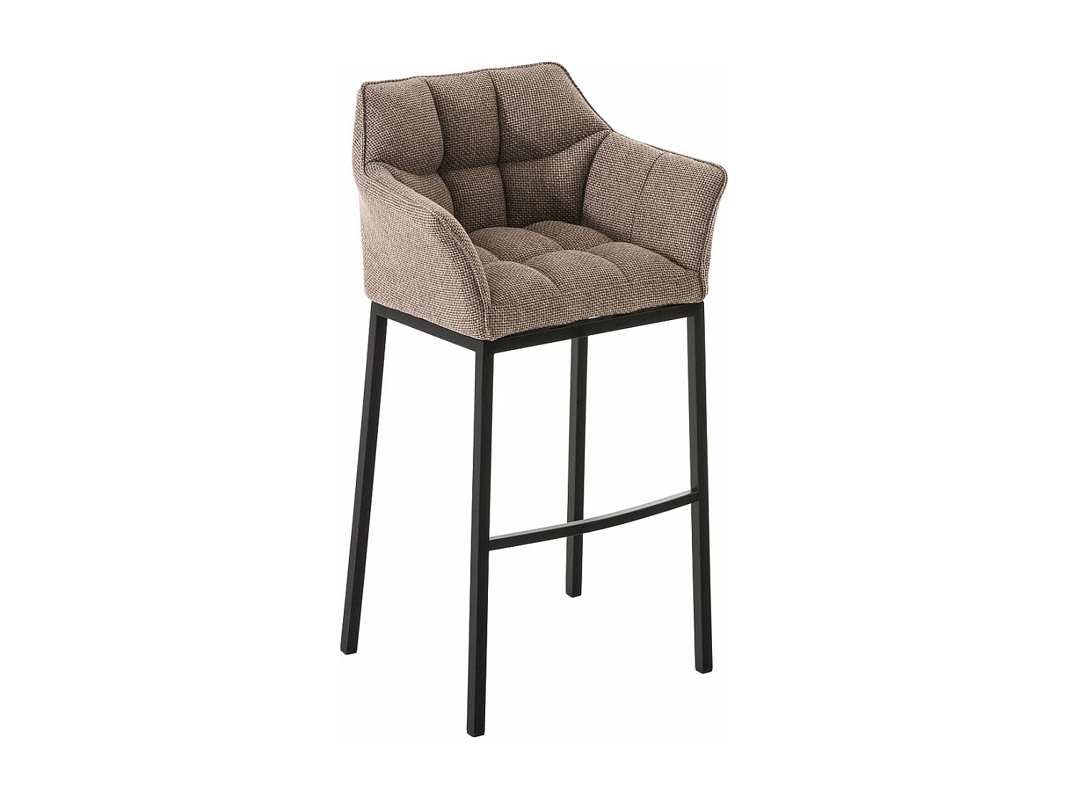 Tabouret de bar chaise métal marron 64 x 48 x 110 cm 10_0004705