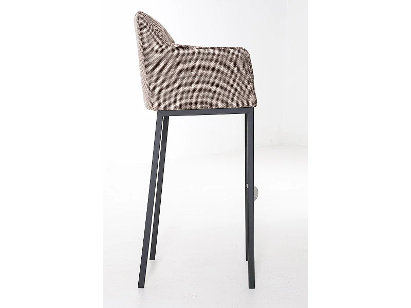 Tabouret de bar chaise métal marron 64 x 48 x 110 cm 10_0004705