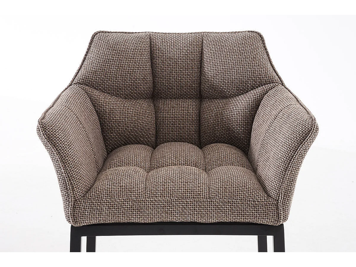 Tabouret de bar chaise métal marron 64 x 48 x 110 cm 10_0004705