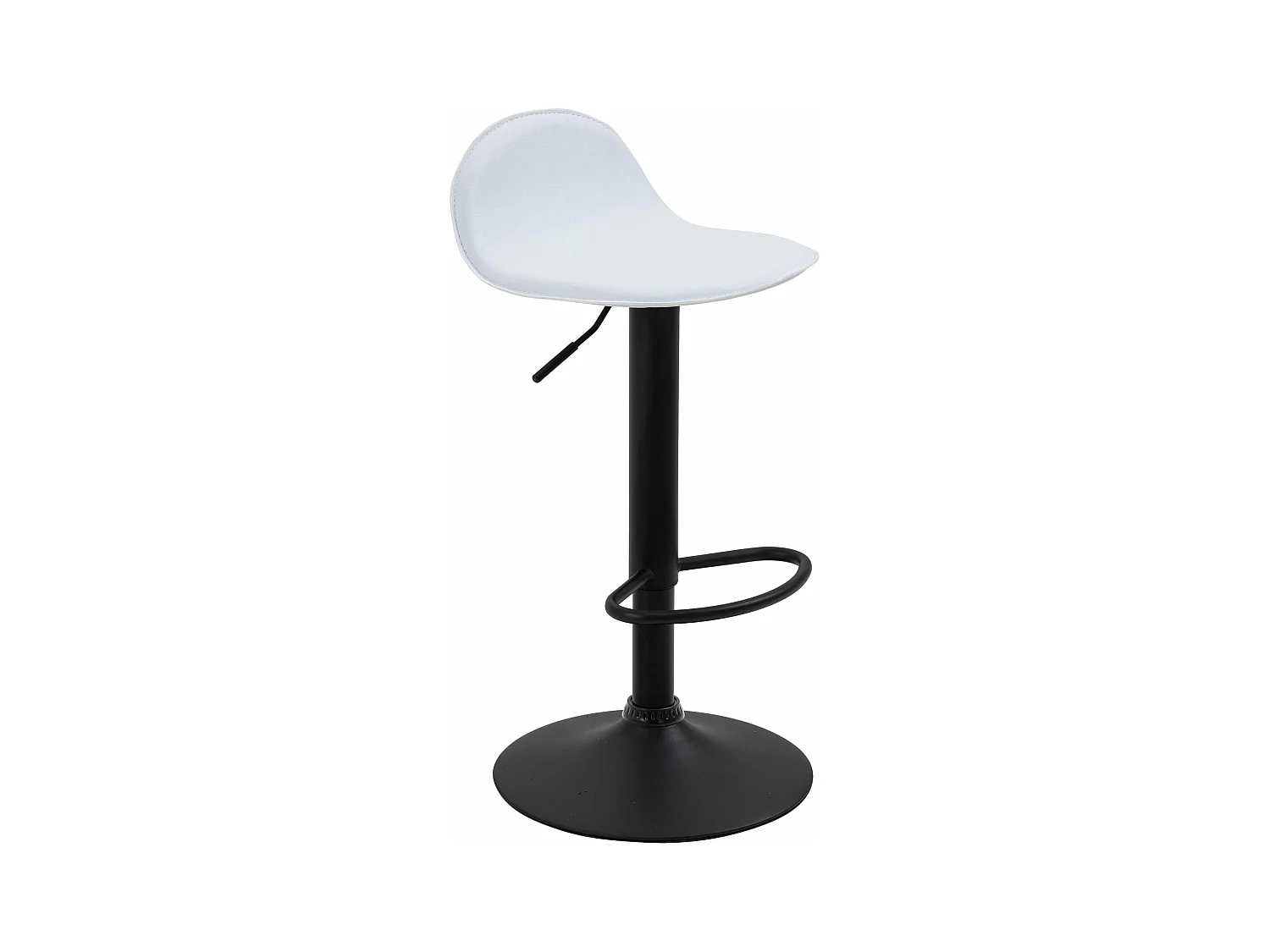 Tabouret de bar x1 métal blanche 39 x 41 x 73 cm 10_0005072