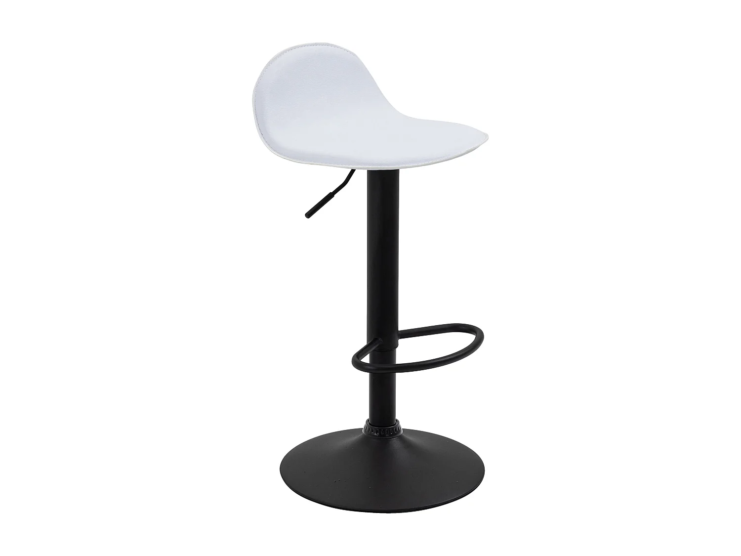 Tabouret de bar x1 métal blanche 39 x 41 x 73 cm 10_0005072