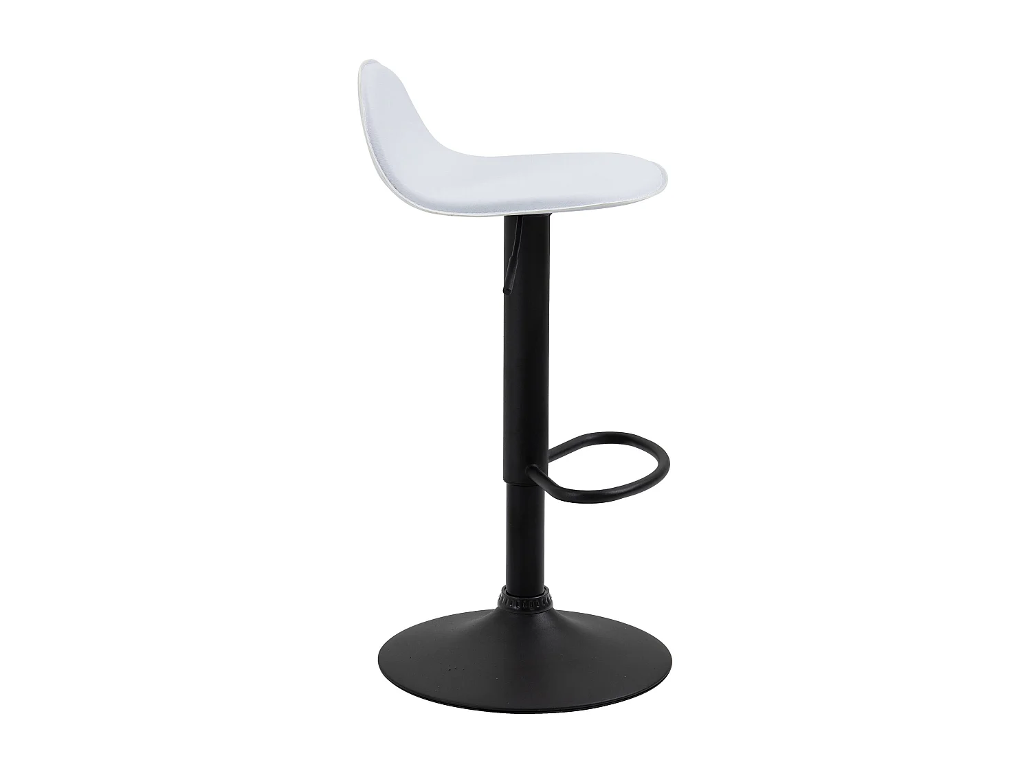 Tabouret de bar x1 métal blanche 39 x 41 x 73 cm 10_0005072