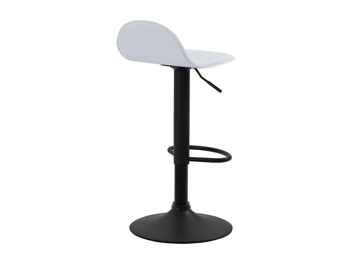 Tabouret de bar x1 métal blanche 39 x 41 x 73 cm 10_0005072