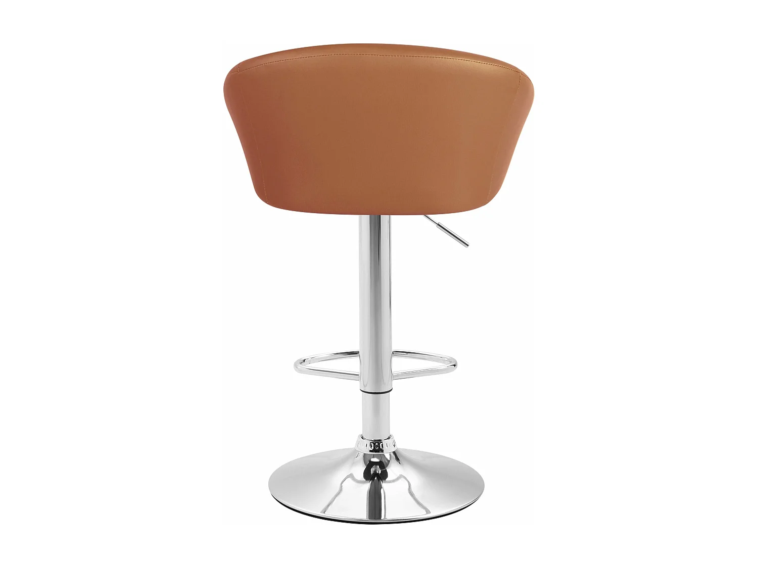 Tabouret de bar x1 métal marron 55 x 51 x 86 cm 10_0005208