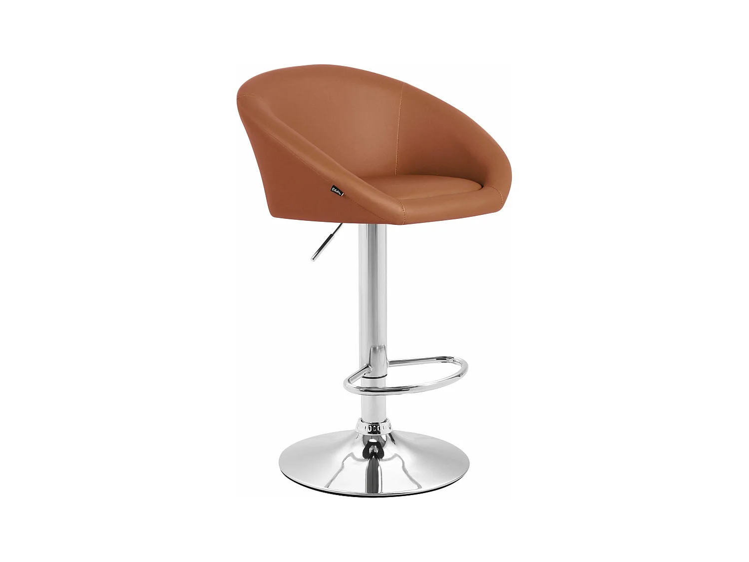 Tabouret de bar x1 métal marron 55 x 51 x 86 cm 10_0005208