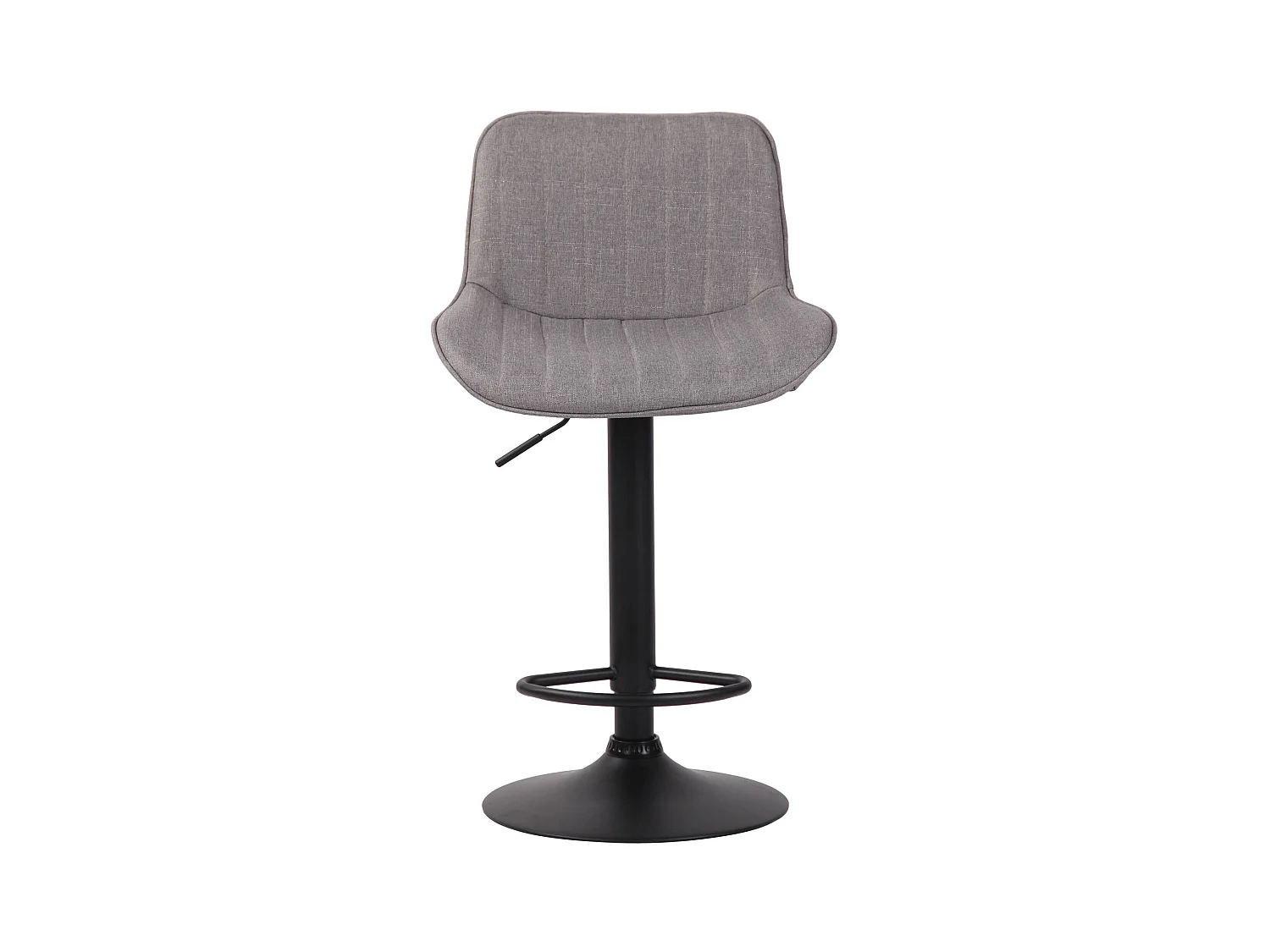 Lot de 2 tabourets métal grise 50 x 50 x 86 cm 10_0004289
