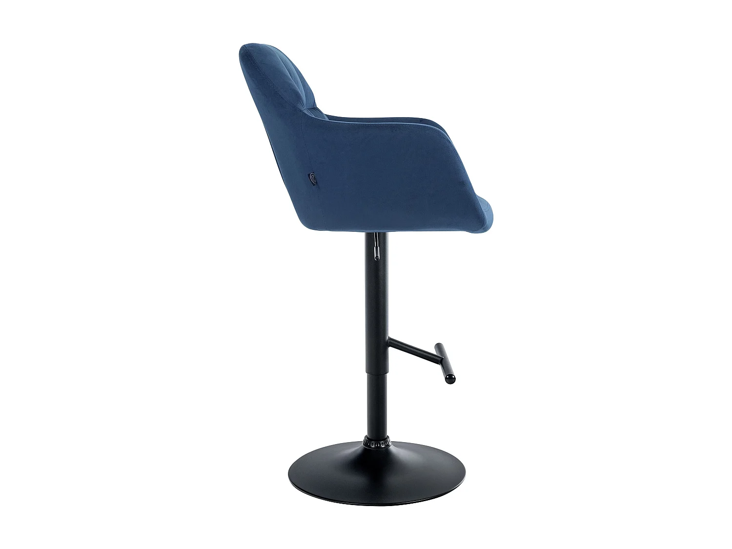 Tabouret de bar chaise métal bleue 57 x 59 x 97 cm 10_0005269
