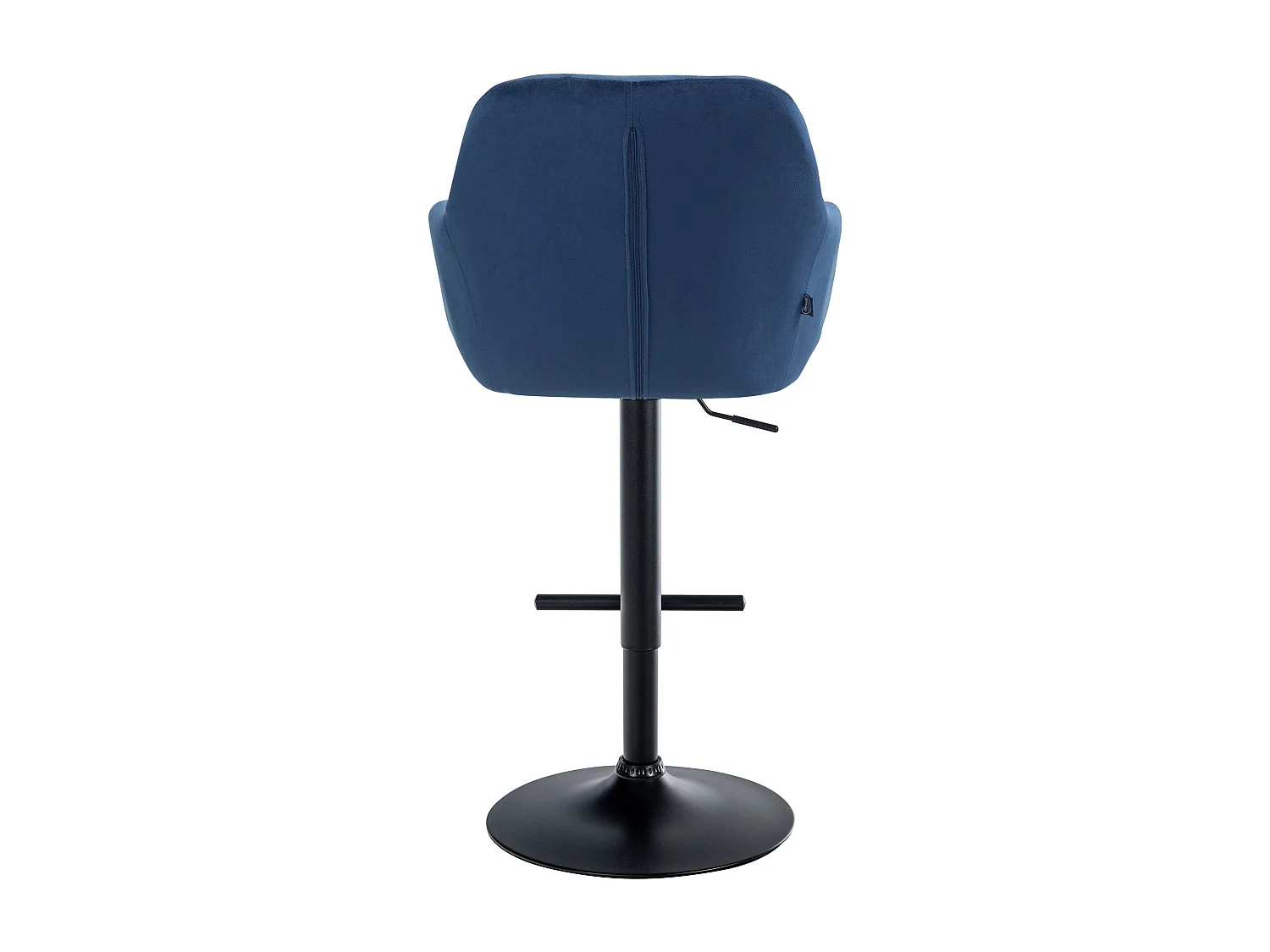 Tabouret de bar chaise métal bleue 57 x 59 x 97 cm 10_0005269