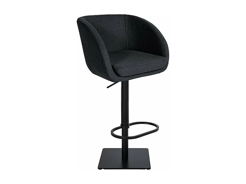 Tabouret de bar chaise métal argentée 58 x 54 x 88 cm 10_0004874