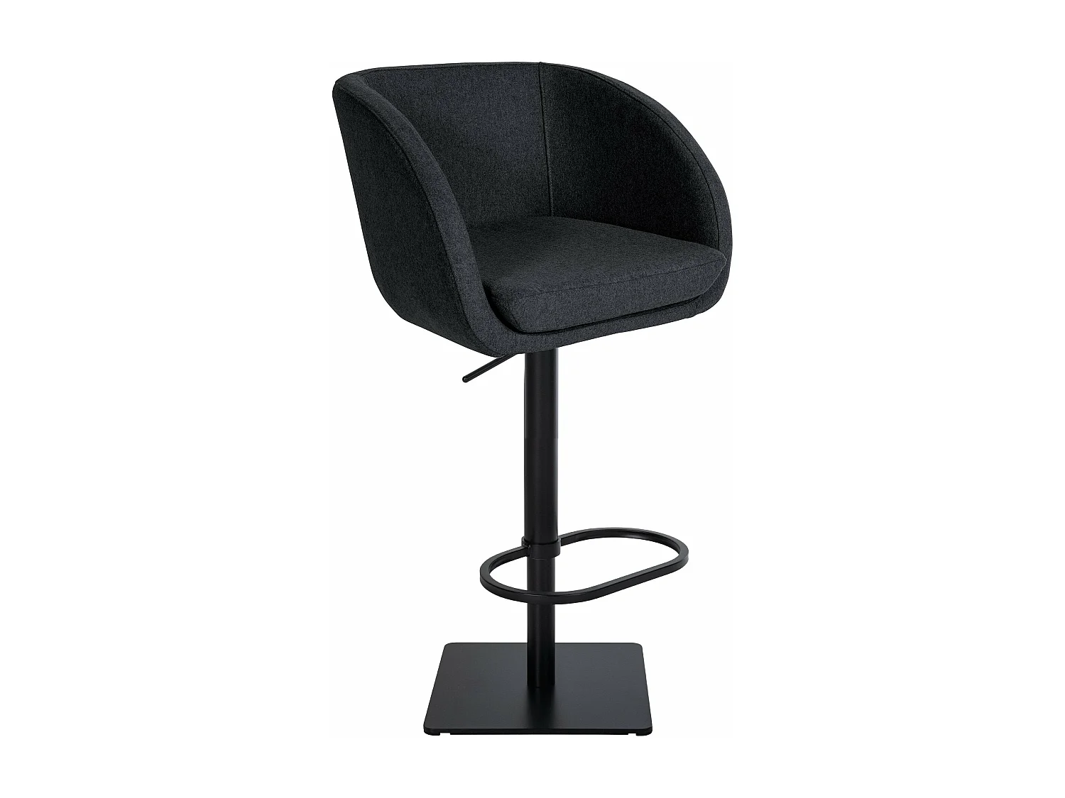 Tabouret de bar chaise métal argentée 58 x 54 x 88 cm 10_0004874