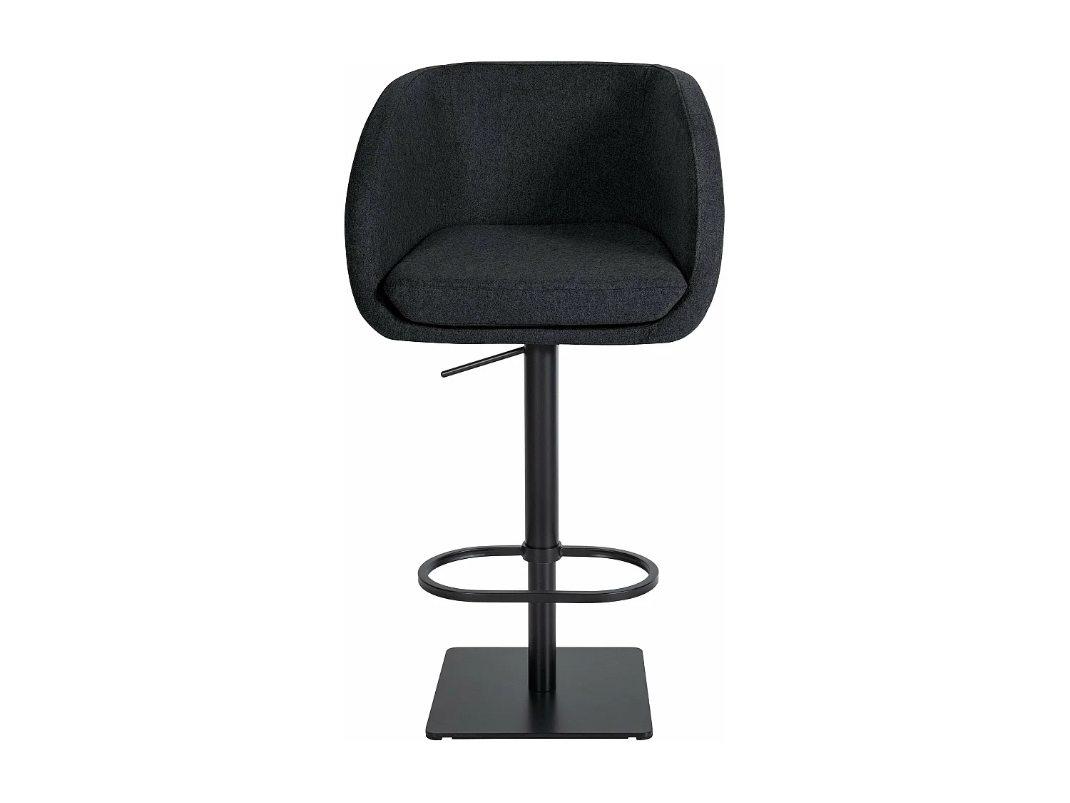 Tabouret de bar chaise métal argentée 58 x 54 x 88 cm 10_0004874