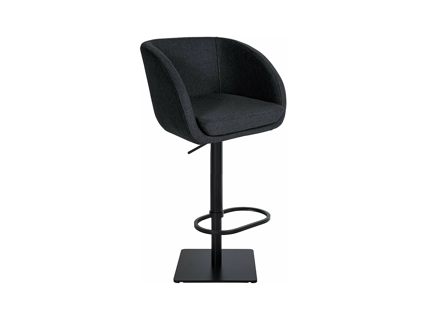 Tabouret de bar chaise métal argentée 58 x 54 x 88 cm 10_0004874