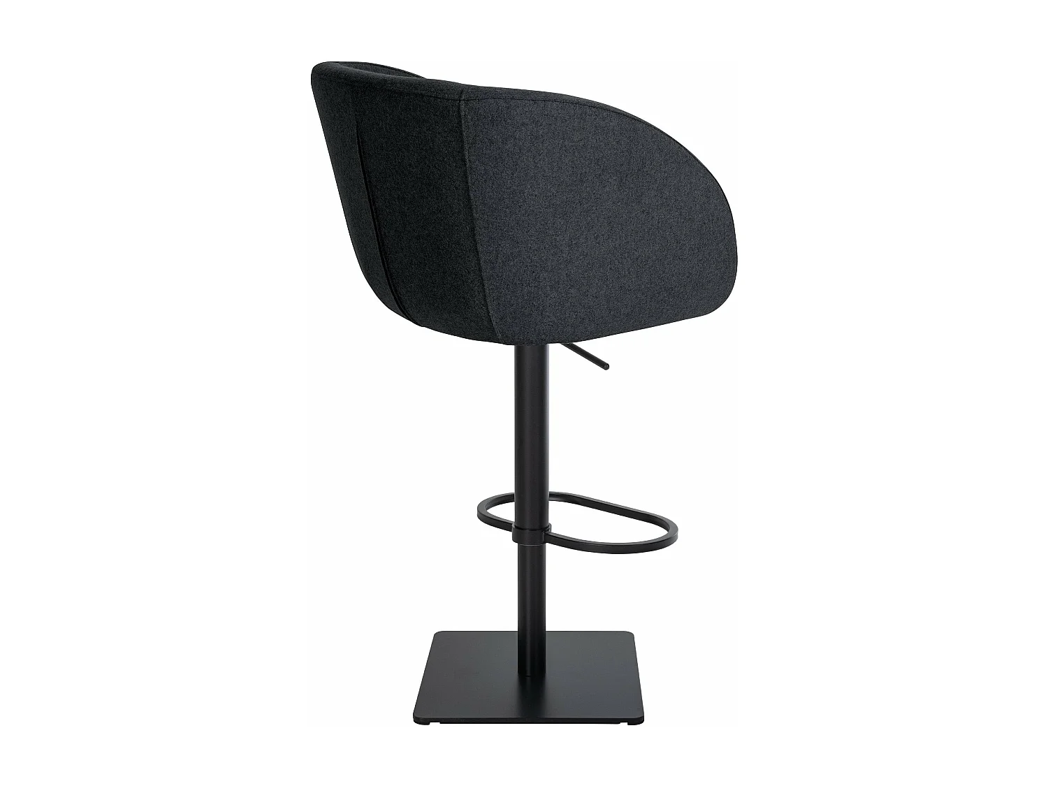 Tabouret de bar chaise métal argentée 58 x 54 x 88 cm 10_0004874