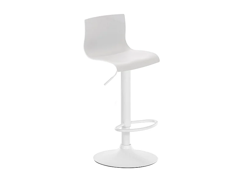 Tabouret de bar x1 métal blanche 39 x 36 x 84 cm 10_0004982
