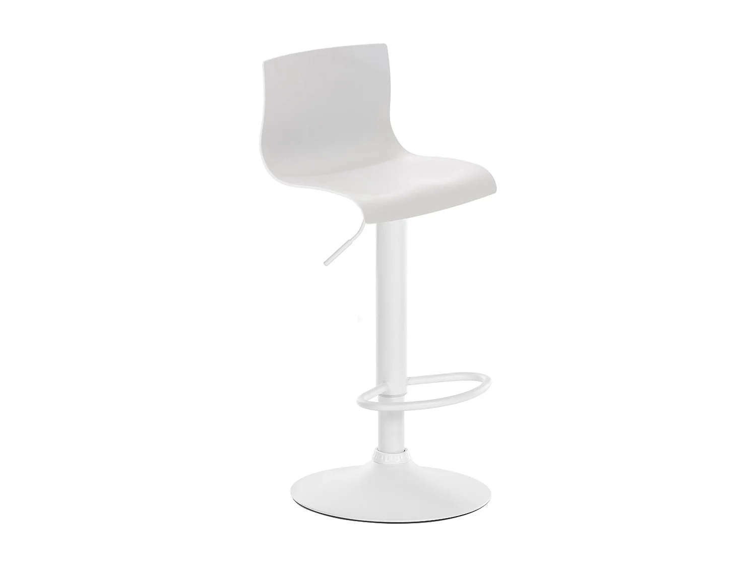 Tabouret de bar x1 métal blanche 39 x 36 x 84 cm 10_0004982