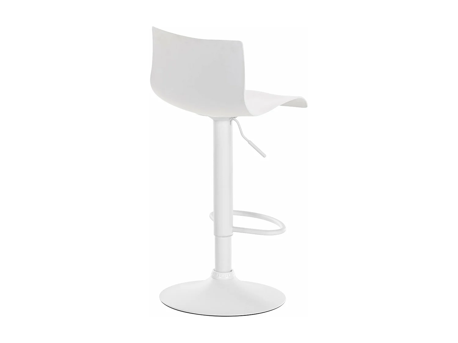 Tabouret de bar x1 métal blanche 39 x 36 x 84 cm 10_0004982