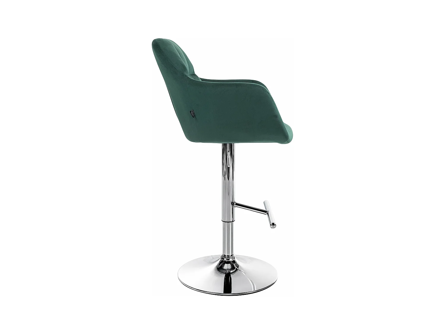 Tabouret de bar chaise métal argentée 57 x 59 x 97 cm 10_0005266