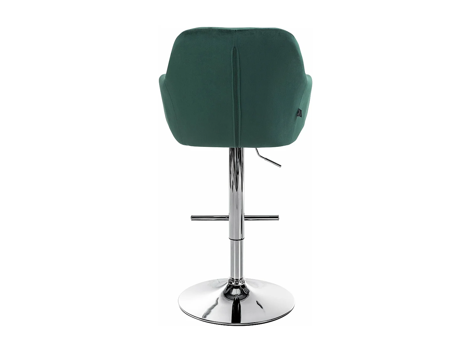 Tabouret de bar chaise métal argentée 57 x 59 x 97 cm 10_0005266