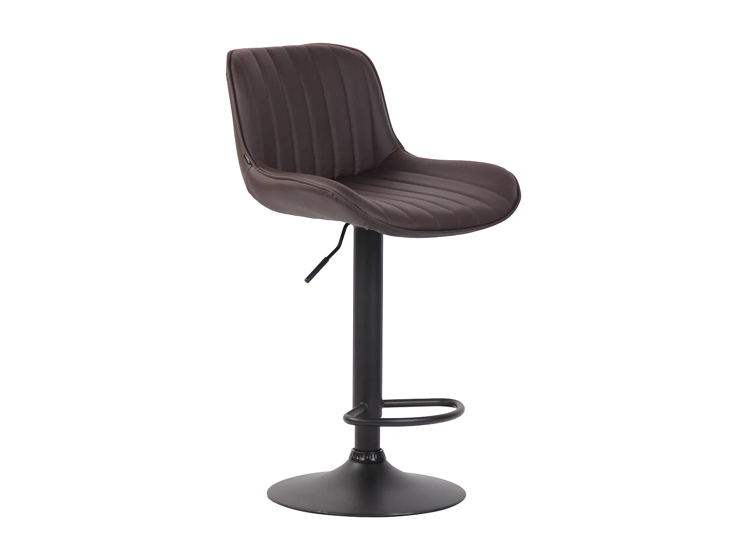 Lot de 2 tabourets métal marron 50 x 50 x 86 cm 10_0004278