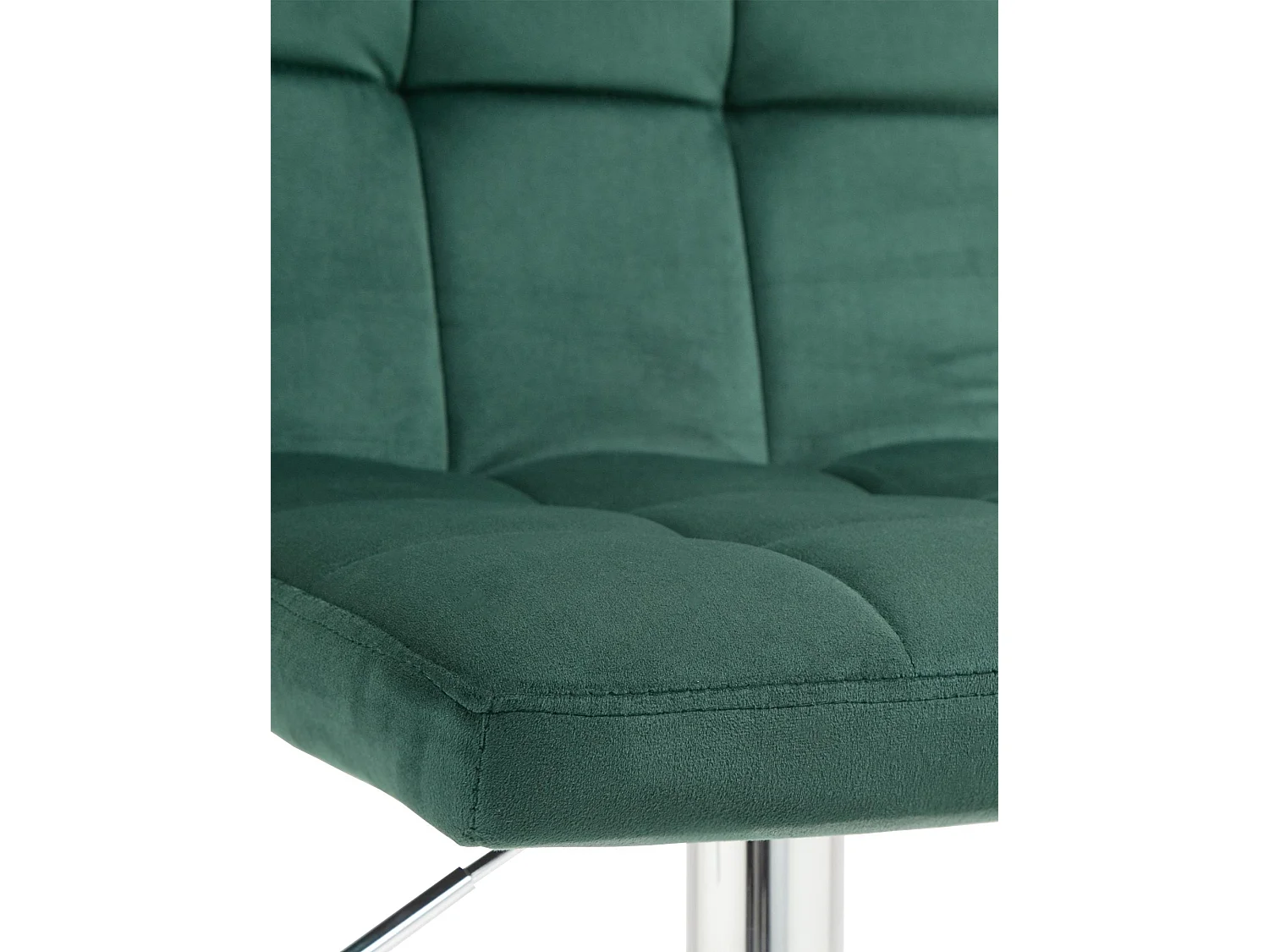 Lot de 2 tabourets métal argentée 46 x 47 x 94 cm 10_0004392