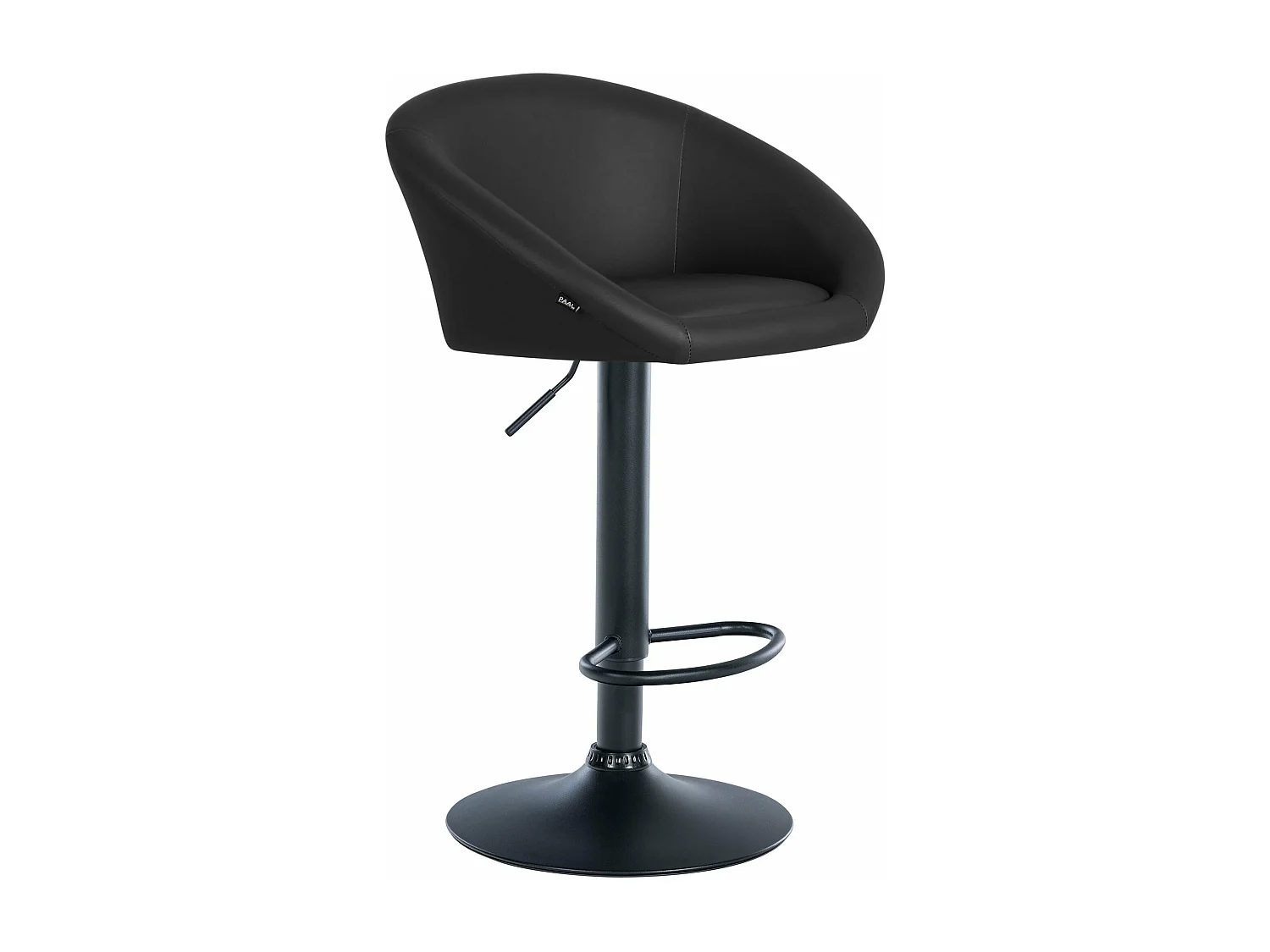 Tabouret de bar assise métal argentée 55 x 51 x 86 cm 10_0004763